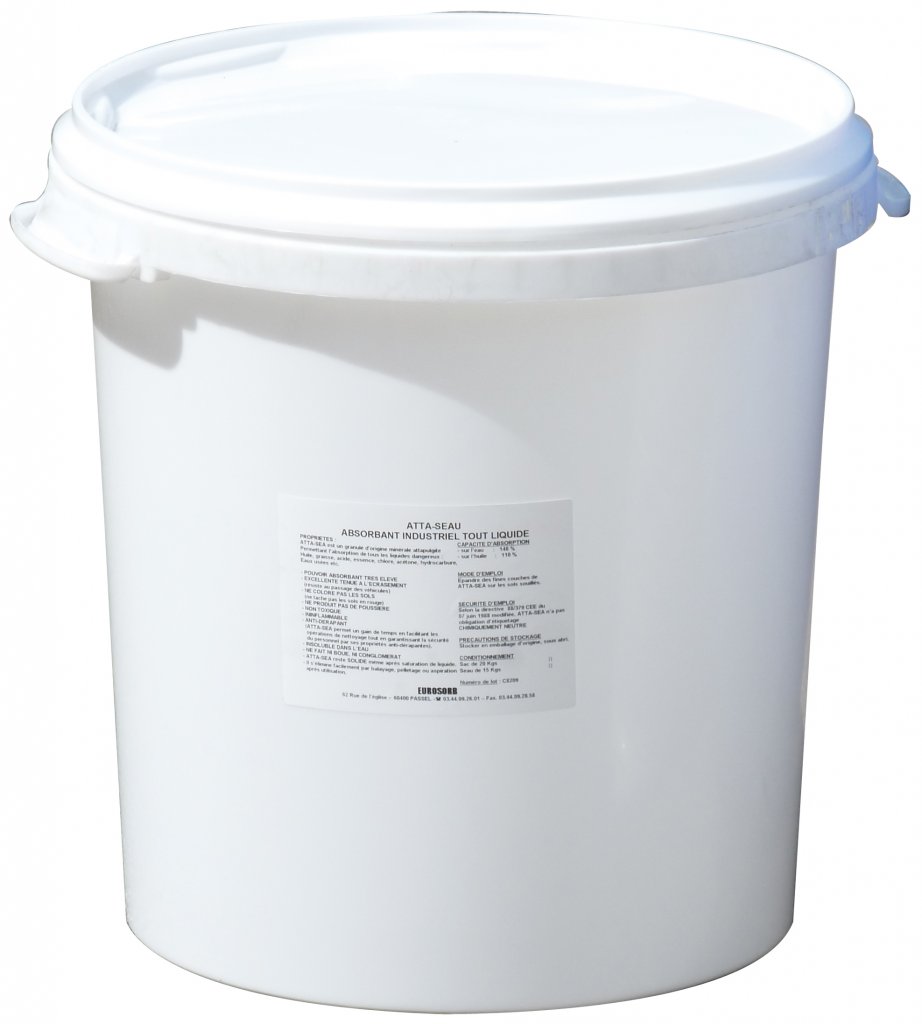 Granulé absorbant ATTAPULGITE - Seau 20 litres